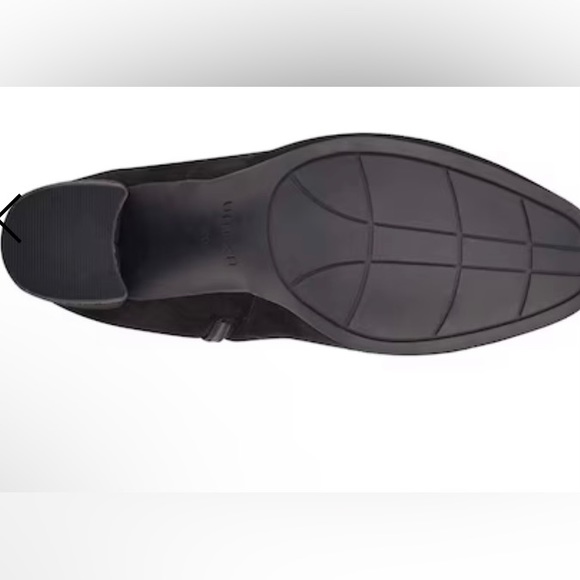 🌃💁🏻♀️👢🍂❄️Velvet Black Vegan Suede Over-the-Knee Stretch Riding Boots - Picture 5 of 6